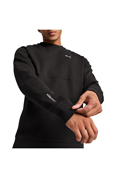 Puma Ανδρικό μαύρο μπλουζάκι προπόνησης Pumatech Crew 68459901