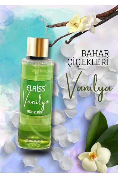 Elaiss Body Mist Vanilya Vücut Spreyi