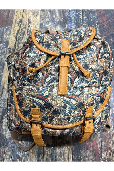 Street Bag Σακίδιο πλάτης ταξιδιού ημερήσιου τύπου Mallorca Ethnic με αυθεντικό καπάκι