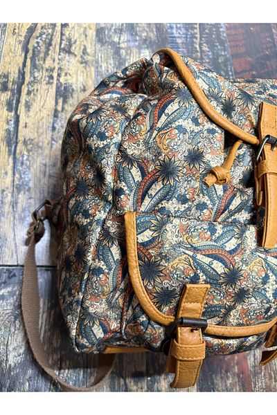 Street Bag Σακίδιο πλάτης ταξιδιού ημερήσιου τύπου Mallorca Ethnic με αυθεντικό καπάκι