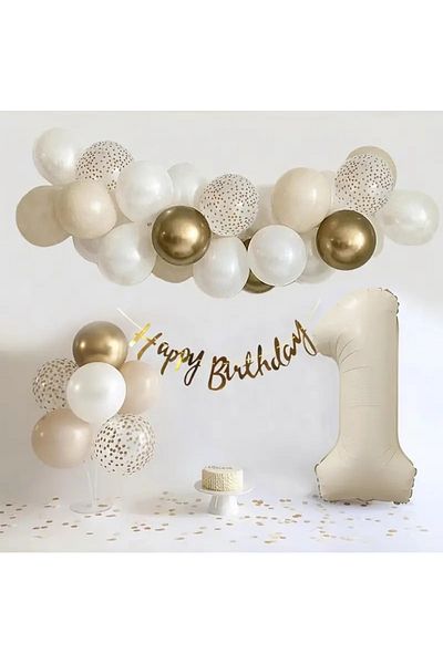 CANSIN 1 Year Old Balloon Set