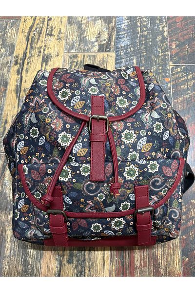 Street Bag Σακίδιο πλάτης ταξιδιού ημερήσιου τύπου Mallorca Ethnic με αυθεντικό καπάκι