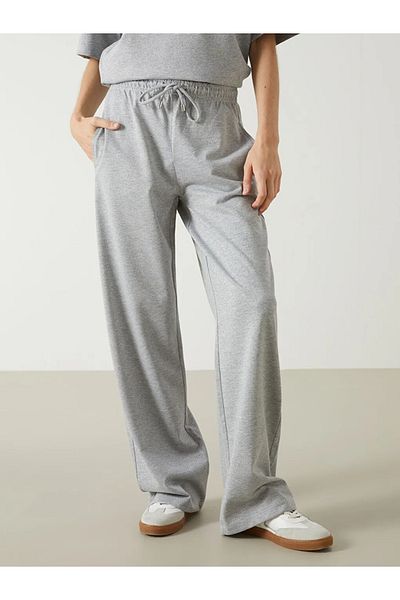 LC Waikiki Γυναικεία φούτερ LCW Vision Grey Elastic Waist
