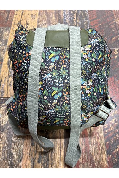 Street Bag Mayorka Etnik Otantik Desenli Kapaklı Günlük Seyahat Sırt Çantası