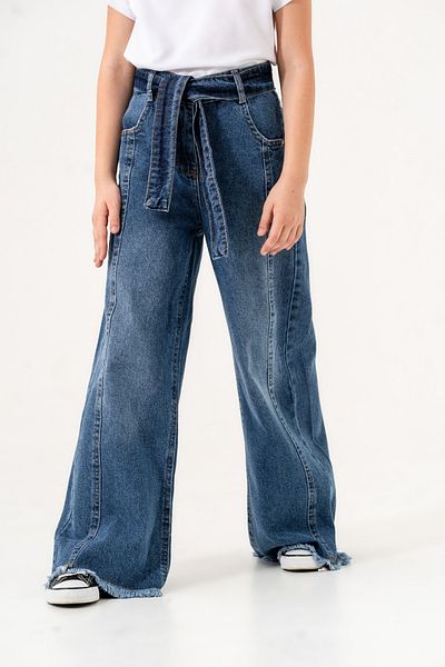 GİYİCEM TEKSTİL Girls' Jeans 2171 - Aller Belt