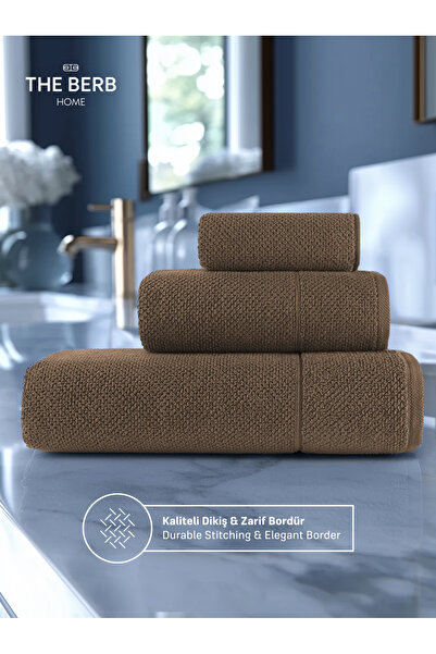 TheBerb Набір рушників для ванної кімнати, 3 шт. (30X50, 50X100, 70X150)