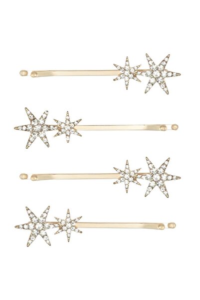 MIMI LULA مجموعة مشبك شعر ميمي ولولا (4 قطع) - نجمة توينكلي