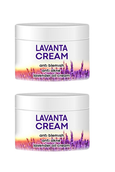 Krem Lavanta Özlü Cilt Bakım Kremi 100 ml x 2 Adet – Günlük Nemlendirici Bakım