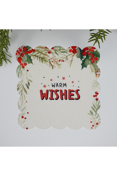 DECO Декоративні новорічні квіти та коктейльні серветки з цифровим принтом із...