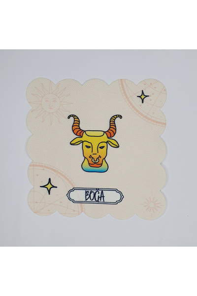 DECO Дизайн знака Тельця Цифровий друк Лазерне різання Коктейльна серветка 15...