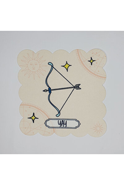 DECO Коктейльна серветка з цифровим принтом і лазерним вирізом у формі знака ...