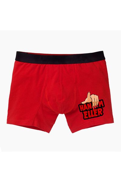 modacix Men's Wife Valentine's Day Gift Honeysuckle Red Boxer - Funny Boxer - Gift for Men's Wife