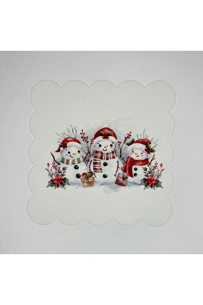 DECO Man Patterned Digital Printed Water Paint Baby Cocktail Napkin