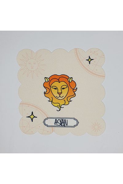 DECO Laser Cut Cocktail Napkin with Leo Design