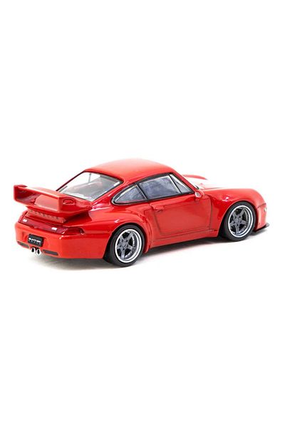 TOYFEST Tarmac Works 1/64 993 تم إعادة تصميمها بواسطة Gunther Werks Red