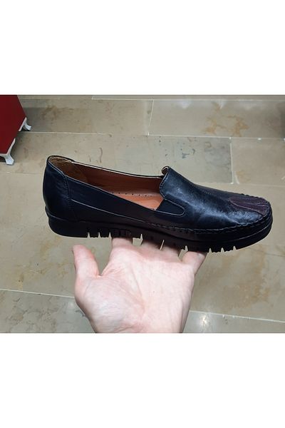 BELOX Women's Inside-Outside Genuine Leather Orthopedic Seasonal Casual Mother Shoes
