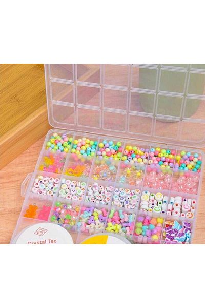 yiğit aksesuar Bracelet Necklace Phone Accessory Giant Boxed Beads Set Jewelry Making Supplies