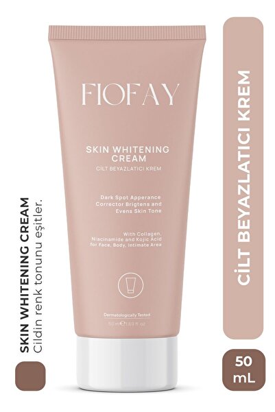 Fiofay Cilt Beyazlatıcı , Aydınlatıcı Leke Karşıtı Bakım Kremi Glutatyon, Alp...