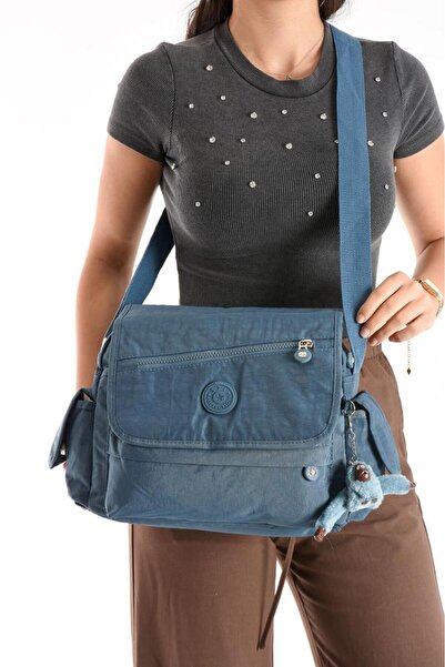 Baginn Geantă Poștaș Curea încrucișată Dimensiune mare 33*27 Cm Lungime curea 130 Cm Buzunar multiplu Clamshell Umăr