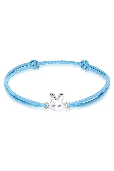 ELLI Stříbrný náramek Kinder Hase Crystal 925