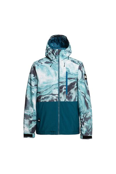 Quiksilver Mission Prınted Block Jk Men's Snowboard Jacket Eqytj03403