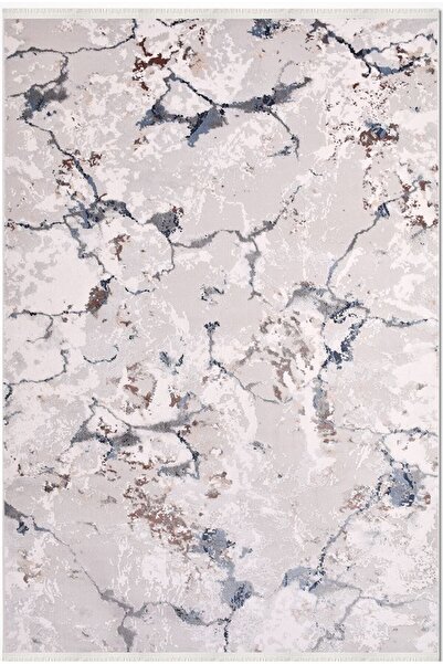 Emin Halı Leenane 8404 Gri Akrilik Yumuşak Salon Halısı Mutfak Halısı Antre H...