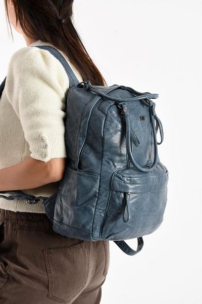 Baginn Rucsac Y.S.Leather pentru femei din piele vegană moale 35*25 cm Utilizare funcțională umăr și rucsac