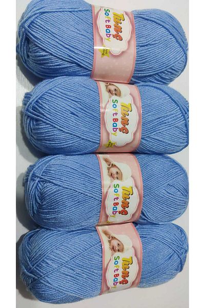 Tunç Çadır Polyanna Baby Knitting Yarn 4 Pack Anti-Pilling Anti-Pilling