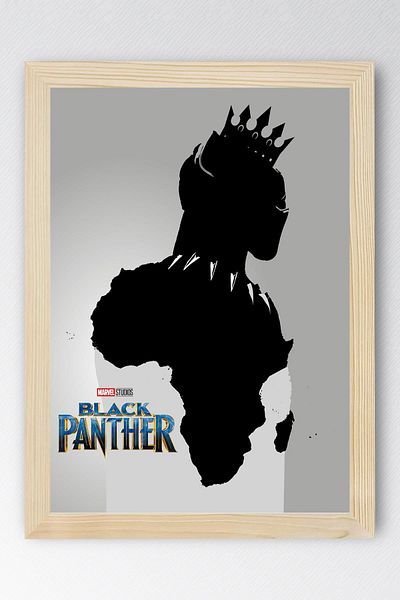 Saturn Pictură înrămată Black Panther - Pictură poster Marvel