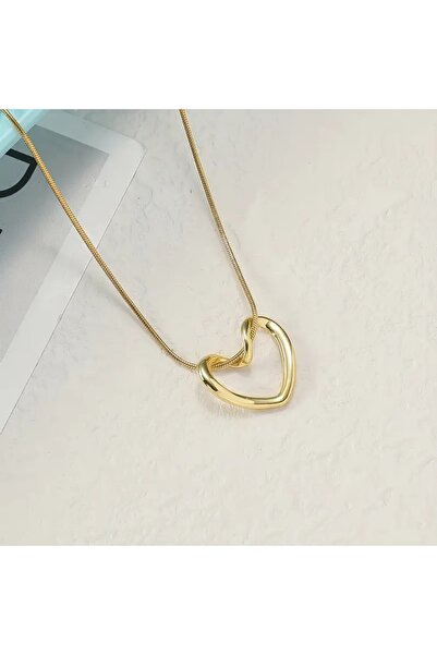 Nilsu Jewellery Accessory Çelik Düğüm Kalp Kadın Kolye