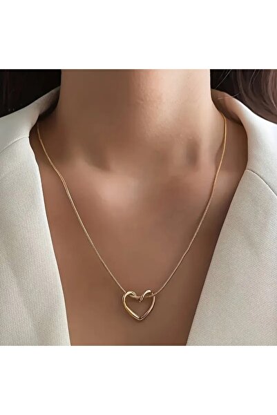 Nilsu Jewellery Accessory Çelik Düğüm Kalp Kadın Kolye