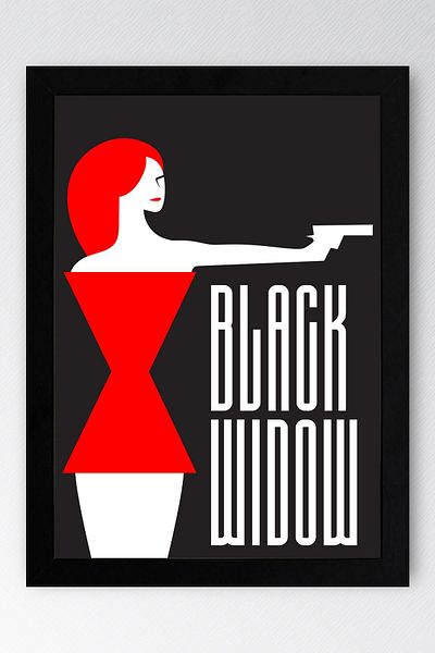 Saturn Pictură înrămată Black Widow - Pictură poster Marvel