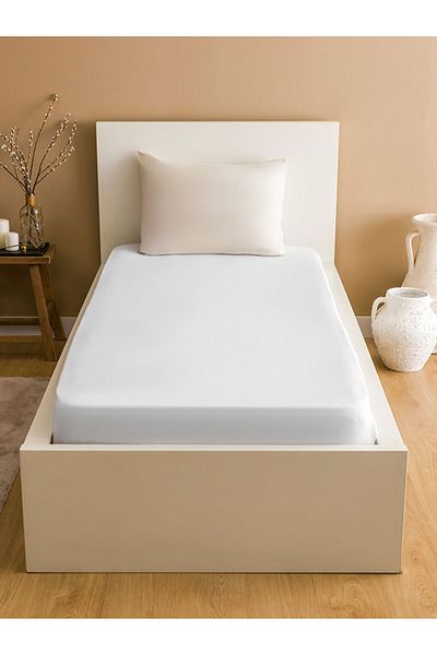 LC Waikiki Lcw Flat Cotton Single Fitted Sheet Fast Fashion