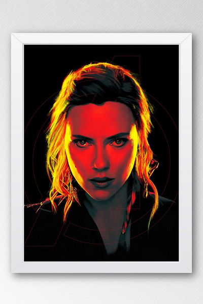 Saturn Pictură înrămată Black Widow - Pictură poster Marvel