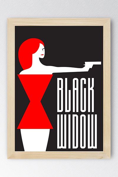 Saturn Pictură înrămată Black Widow - Pictură poster Marvel