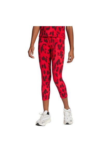 adidas Jg Fı Aop 7/8Le Kids Red Leggings Jj4797