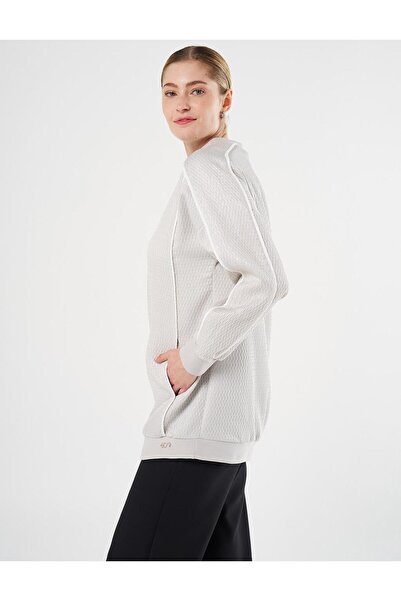 KYR Γκρι φούτερ με ώμους Seersucker