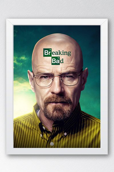 Saturn Pictură înrămată Breaking Bad - Poster de televiziune Walter White Poster