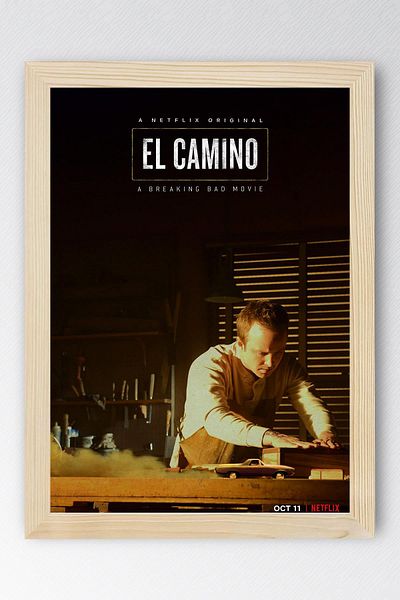 Saturn Breaking Bad Framed Painting - El Camino Movie Poster Poster Painting