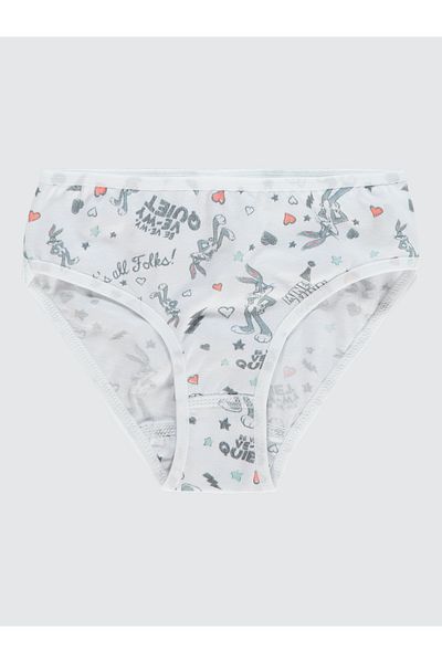BUGS BUNNY Girl's 2-Piece Panties Set 2-10 Years White
