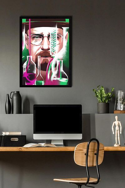 Saturn Breaking Bad Pictură înrămată - Poster de afiș de serie