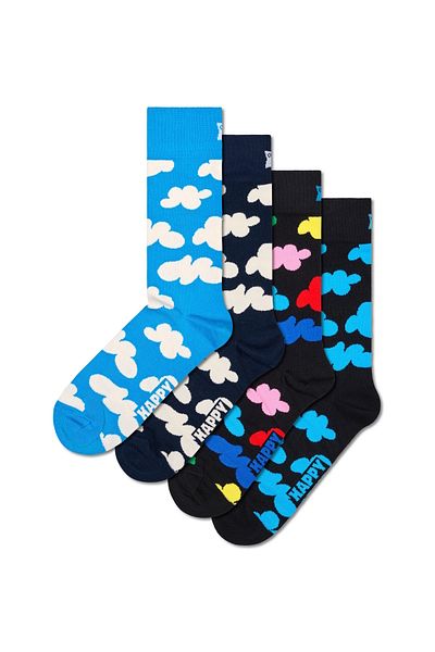Happy Socks Strümpfe Cloudy Socken 4er Pack