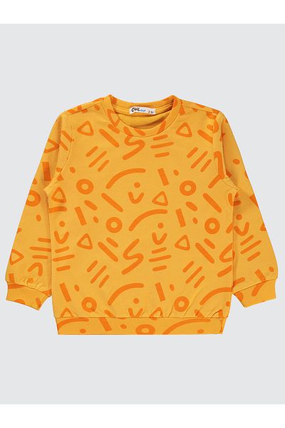Civil Boys 2-5 Years Old Boy Mustard Sweatshirt