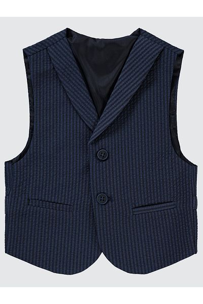 Civil Boys Boy's Vest 2-5 Years Navy Blue