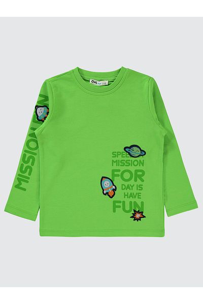 Civil Boys 2-5 Years Boy Neon Green Sweatshirt