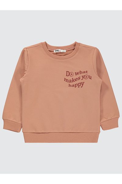 Civil Girls Girl's Sweatshirt 2-5 Years Old Italian Clay