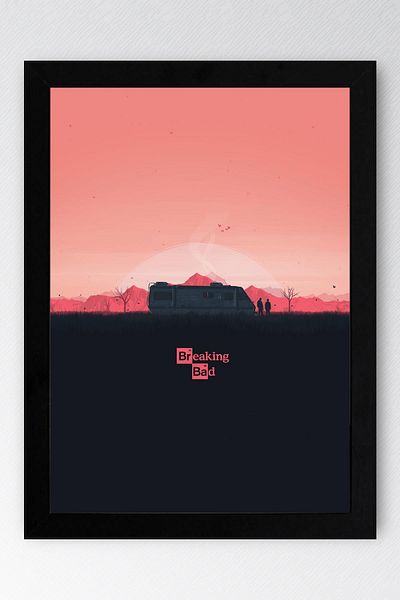 Saturn Breaking Bad Framed Painting - Tv Series Poster Poster Painting