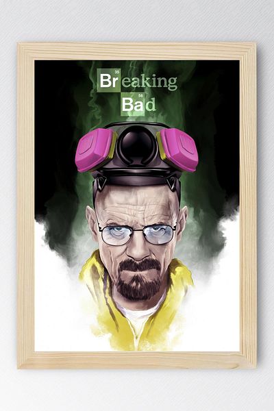 Saturn Breaking Bad Framed Painting - Tv Series Poster Poster Painting