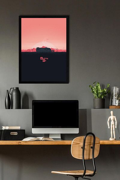 Saturn Breaking Bad Framed Painting - Tv Series Poster Poster Painting