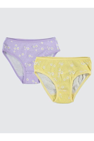 Civil Girls Lilac Girl's Panties Set of 2 - 2-10 Years